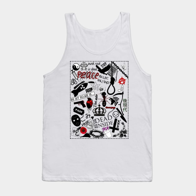 All of human Tank Top by Cybertrunk